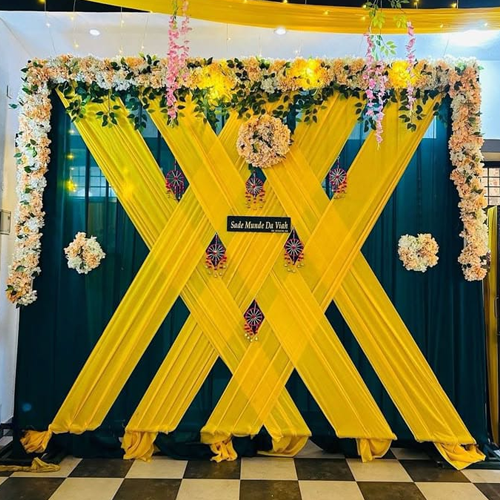 Haldi And Mehndi Decoration